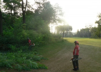 Budowa pola golfowego