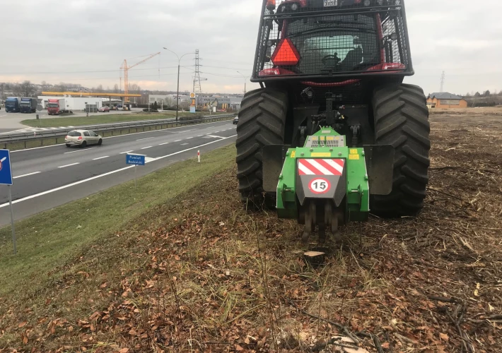 Frezowanie i karczowanie pni